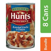 (8 Pack) Hunt's Roasted Garlic & Onion Pasta Sauce, 24 oz