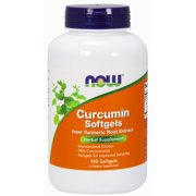 NOW Supplements, Curcumin (Curcuma longa) from Turmeric Root Extract, Herbal Supplement, 120 Softgels