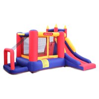 Zimtown Inflatable Bounce House Kids Jumper Slide Bouncer with UL Certified Air Blower