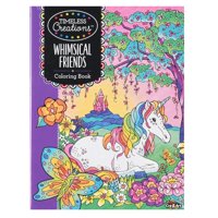 Cra-Z-Art Timeless Creations Coloring Book, Whimsical Friends, 64 Pages