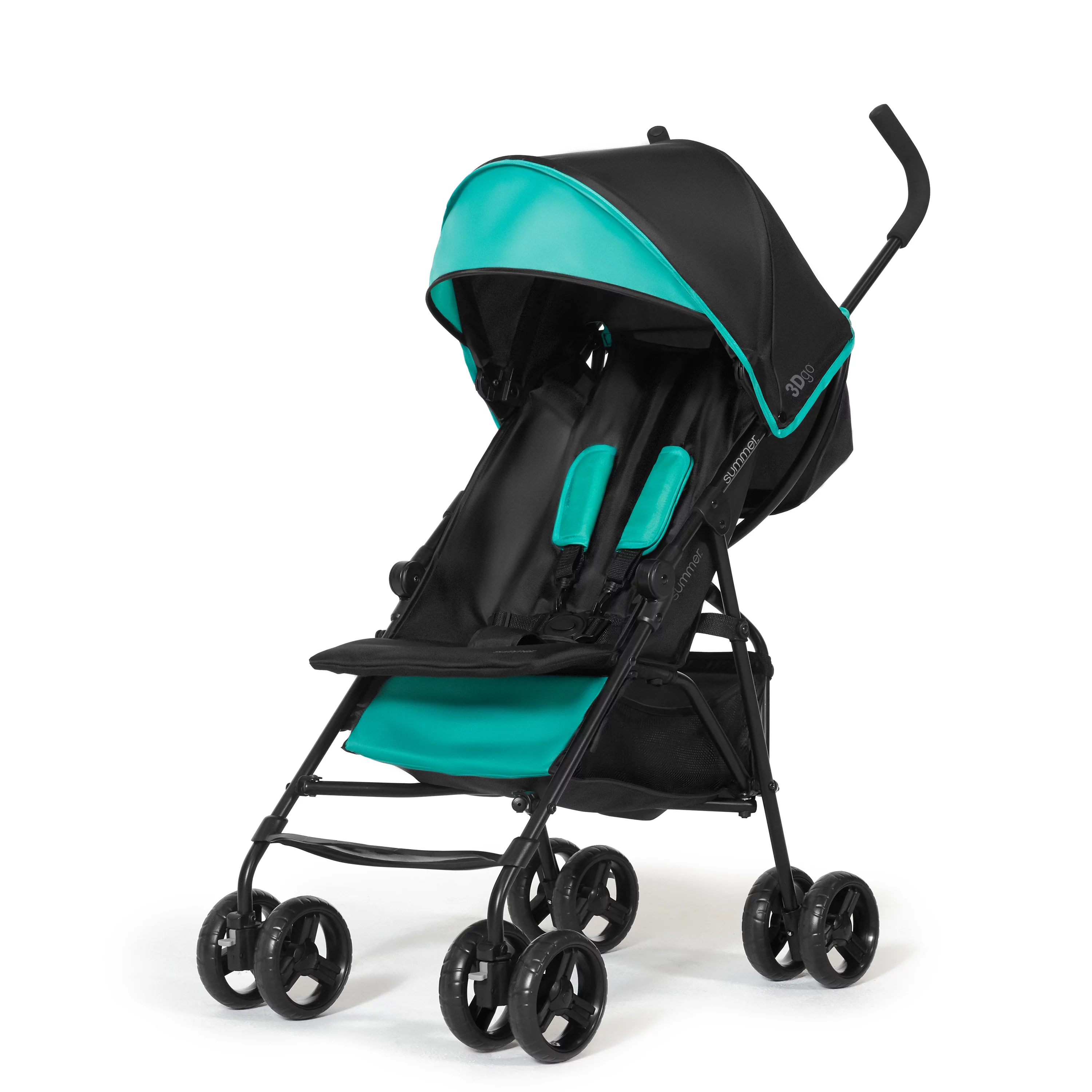 Summer Infant 3Dgo Lightweight Compact Fold Convenience Stroller, Black