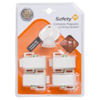 Safety 1st Complete Magnetic Locking System (4 locks, 1 key), White