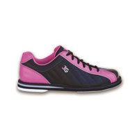 3G Ladies Kicks Bowling Shoes- Black/Pink 6 1/2 M US