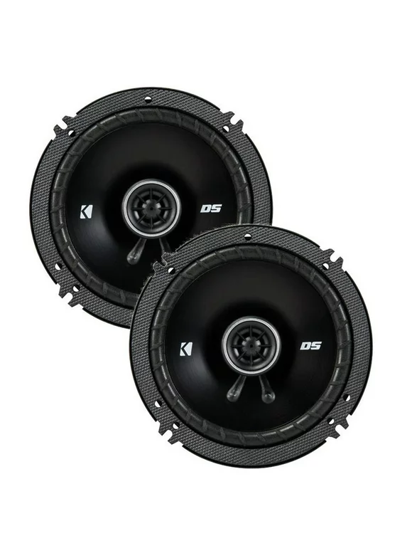 43DSC6504 KICKER 6.5-Inch (160-165mm) Coaxial Speakers, 4-Ohm