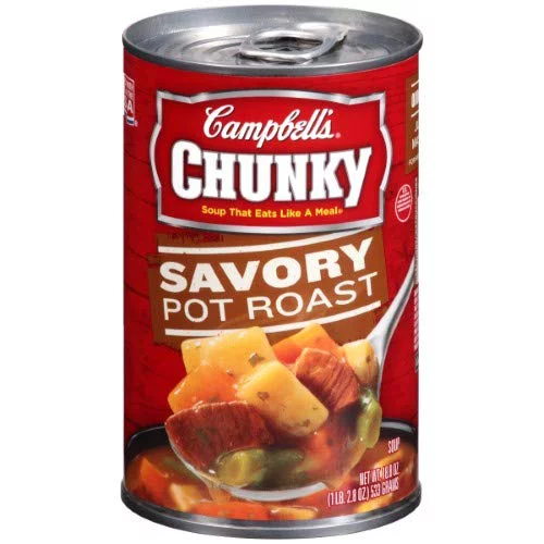Campbells Chunky Soup, Savory Pot Roast, 18.8 oz, Quantity of 3