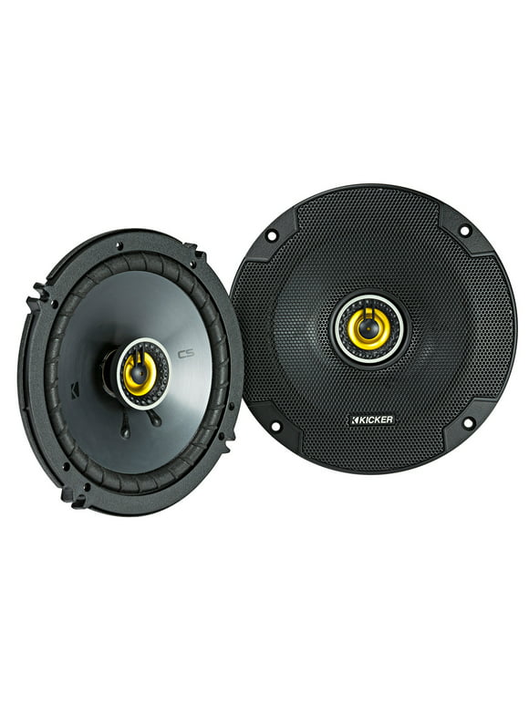 Kicker CSC65 CS 6.5 Inch 300 Watt 4 Ohm 2-Way Car Audio Speakers System, Pair