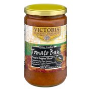 (2 Pack) Victoria Pasta Sauce Slow Cooked Tomato Basil, 24.0 OZ