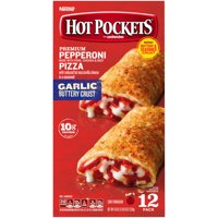 HOT POCKETS Premium Pepperoni Pizza Frozen Sandwiches