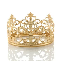 Charmed Vintage Golden Crown Cake Topper Queen Princess Party Wedding Bridal Decor