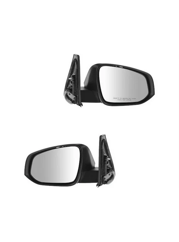 Door Mirror Set of 2 - Power, Heated, Turn Signal, Puddle Light - Compatible with 2014 - 2018 Toyota 4Runner 2015 2016 2017