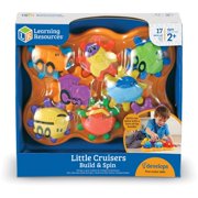 Learning Resources, LRNLER9222, Little Cruisers Build & Spin, 1 Each, Multi