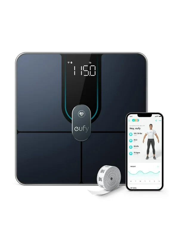 eufy Smart Scale P2 Pro, Digital Bathroom Scale with Wi-Fi Bluetooth