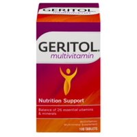 Geritol Multivitamin Nutrition Support Tablets 100 ea (Pack of 2)
