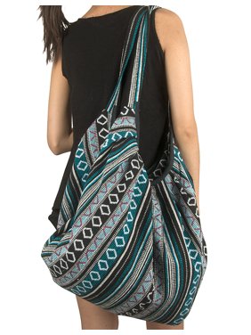 Tribe Azure Women Natural Blue Large Shoulder Bag Summer Picnic Beach Handbag Tote Lightweight Casual Fashion