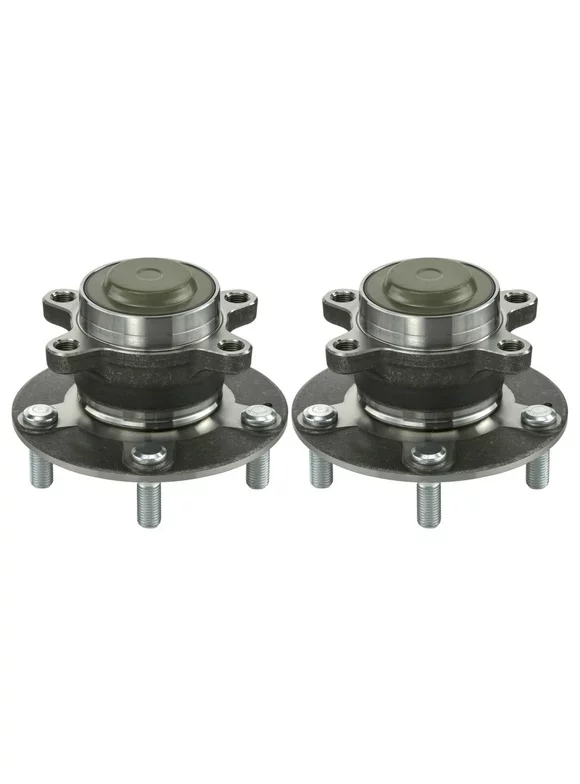 AutoShack Rear Wheel Hub Bearing Set of 2 Driver and Passenger Side Replacement for 2016 2017 2018 2019 2020 Honda Civic 2019-2020 Insight 1.5L 2.0L FWD 4-Lug HB612572PR