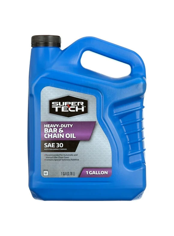 Super Tech SAE 30 Bar and Chain Oil, 1 Gallon Bottle