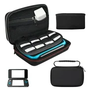Portable Hard Carry Case Protective Shell Compatible with Nintendo 3DS XL LL, 2DS XL Console and Game Card Storage