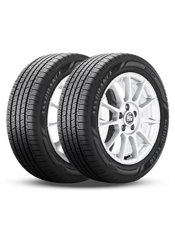 2 Goodyear Assurance Maxlife 205/50R17 93V Tires All Season 85K Mileage Warranty 110980545 / 205/50/17 / 2055017