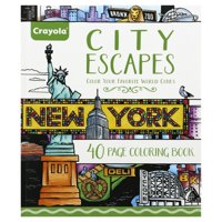 Crayola Art With Edge Coloring Book City Escapes