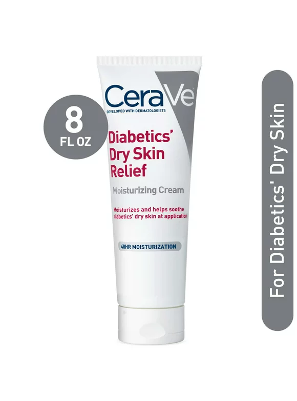 CeraVe Diabetics Moisturizing Body Cream for Dry Skin, 8 oz