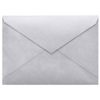 5 1/2 BAR Envelopes (4 3/8 x 5 3/4) - Silver Metallic (50 Qty.)
