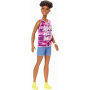 Barbie Fashionistas Doll 128 Wearing Good Vibes Only Camo Tank