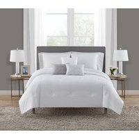 Mainstays White Puffy 8-10 Piece Bed in a Bag Bedding Set w/BONUS Sheet Set + Pillows
