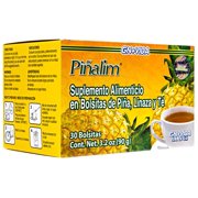 Te Pinalim Tea de Pina Extra Strength Pineapple Detox Tea by GN+Vida Herbal Supplement - 30 Bags