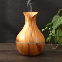 Essential Oil Aroma Diffuser LED Ultrasonic Wood Humidifier Aromatherapy Air Purifier