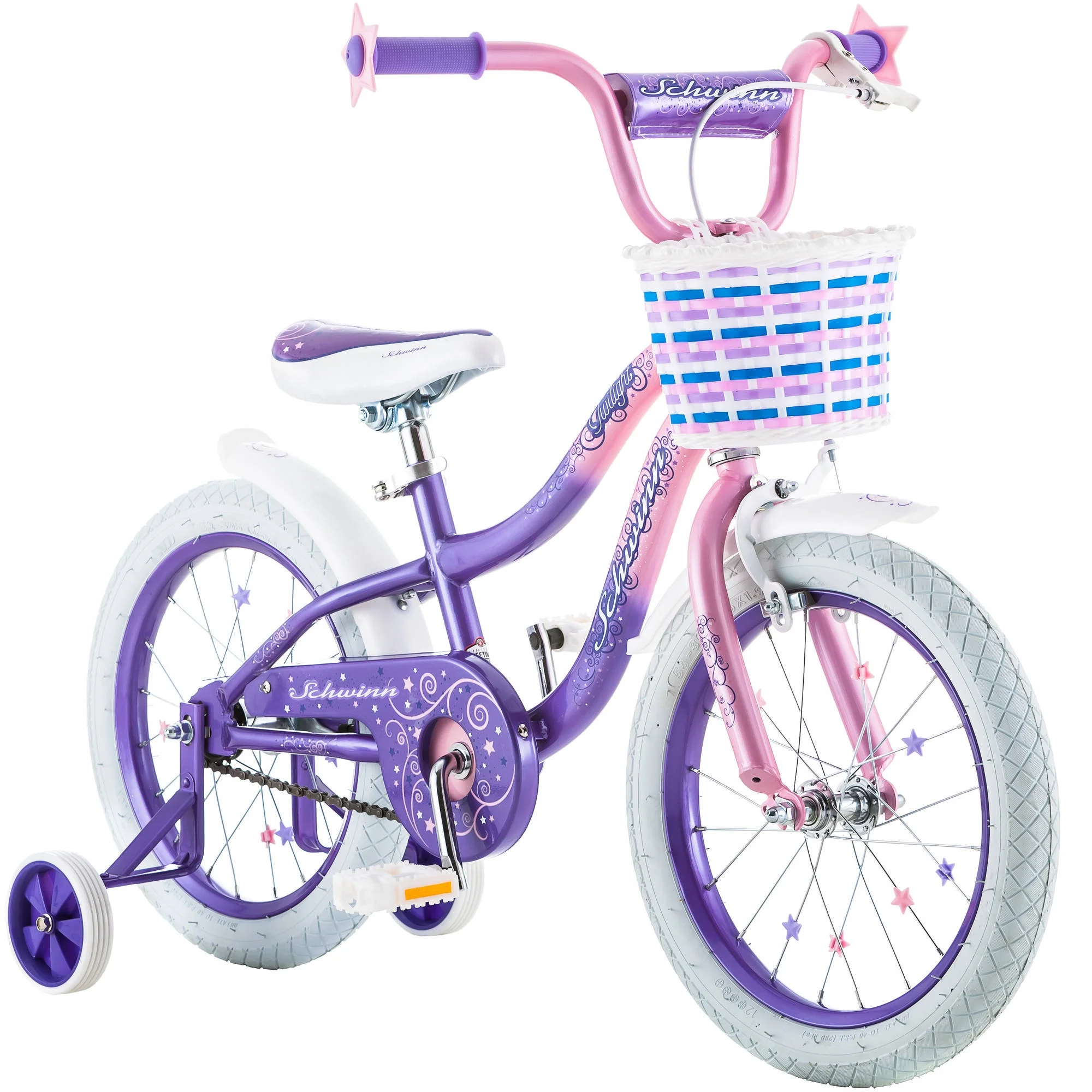 girl bike with baby doll carrier