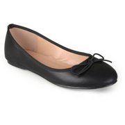 Brinley Co. Women's Classic Bow Round Toe Casual Ballet Flats
