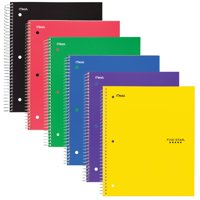 Five Star Wirebound 3-Subject Notebook, College Ruled, Color Choice Will Vary (06210)