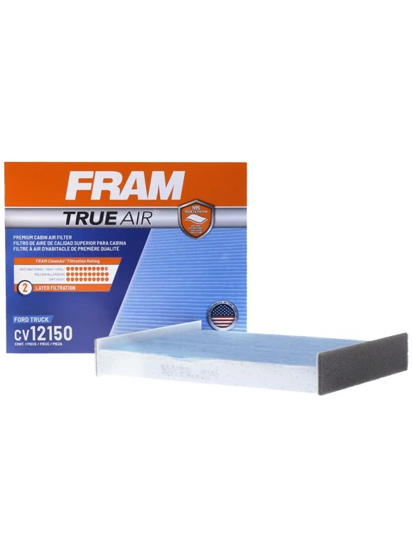 FRAM CV12150 TrueAir Premium Cabin Air Filter with N95 Grade Filter Media for Select Ford Trucks