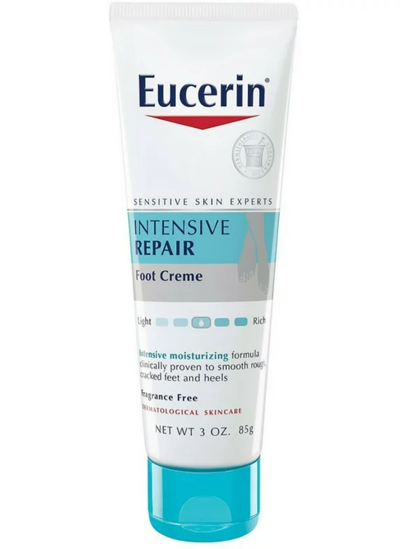 Eucerin Intensive Repair Foot Creme 3 oz (Pack of 2)