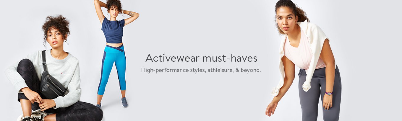 Activewear must-haves. High-performance styles, athleisure, & beyond. 