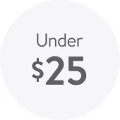 Under $25.