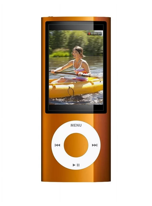 Apple iPod Nano 5th Generation 16GB Orange Bundle,Excellent Condition in Plain White Box