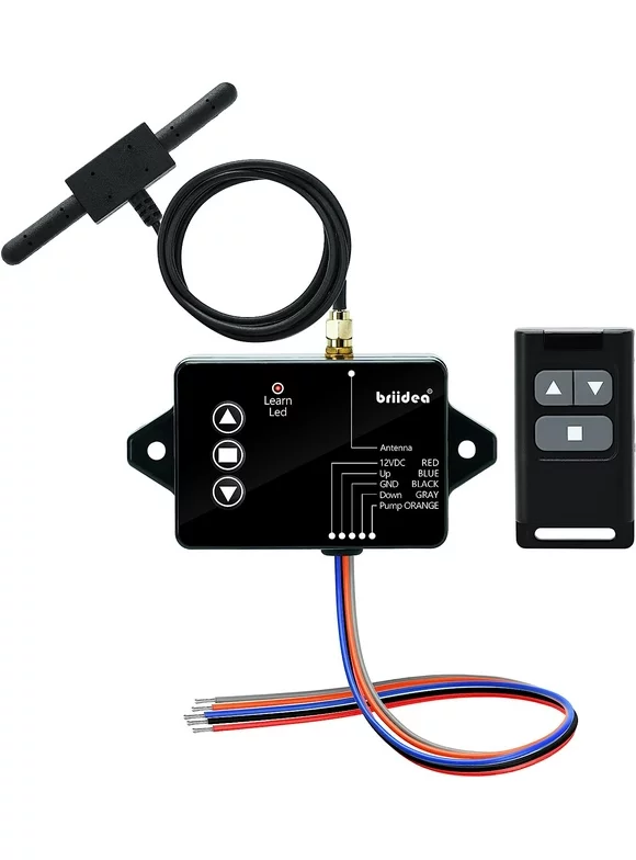 Briidea Wireless Remote Control for 3-Wire/4-Wire Hydraulic Trailer Start Controller