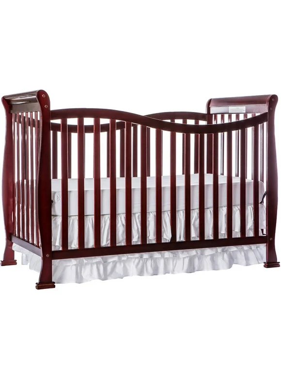 Dream On Me Violet 7-in-1 Convertible Crib Cherry