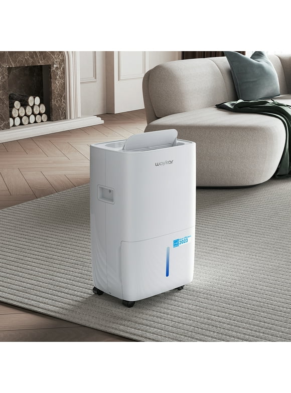 Energy Star Dehumidifier 5500 Sq. Ft - Ideal for Large Rooms, Home Basements and Whole House - Powerful Moisture Removal and Humidity Control - 80 Pint