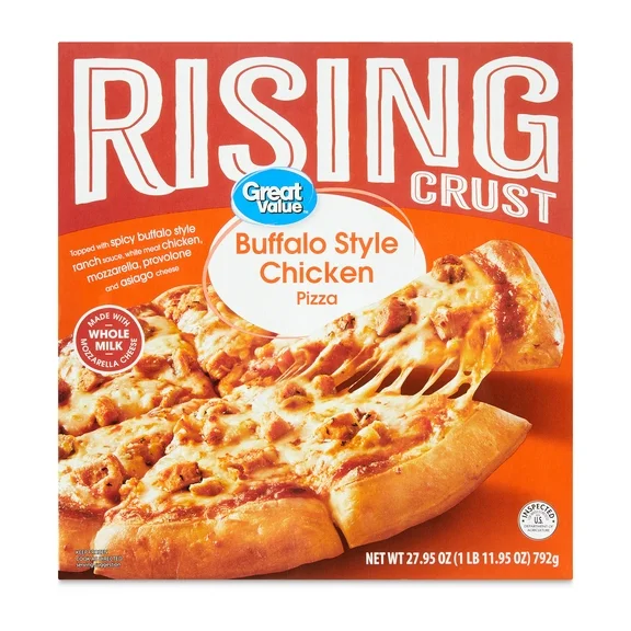 Great Value Rising Crust Buffalo Chicken Pizza 27.95 oz (Frozen)