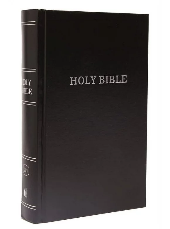 KJV, Pew Bible, Large Print, Hardcover, Black, Red Letter Edition, Comfort Print : Holy Bible, King James Version