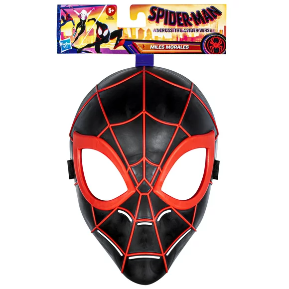 Marvel Spider-Man: Across the Spider-Verse Miles Morales Mask for Kids Roleplay Toy