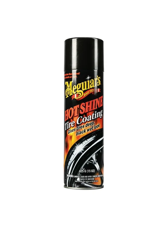 Meguiar's Hot shine High Gloss Tire Coating, G13815, 15 oz, Aerosol