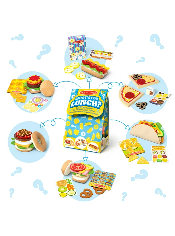 Melissa & Doug What’s for Lunch?™ Surprise Meal Play Food Set - FSC Certified