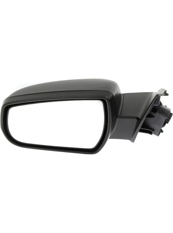 Mirror Compatible With 2013-2015 Chevrolet Malibu 2016 Limited Left Driver Side Heated In-Housing Signal Light Textured Black Kool-Vue
