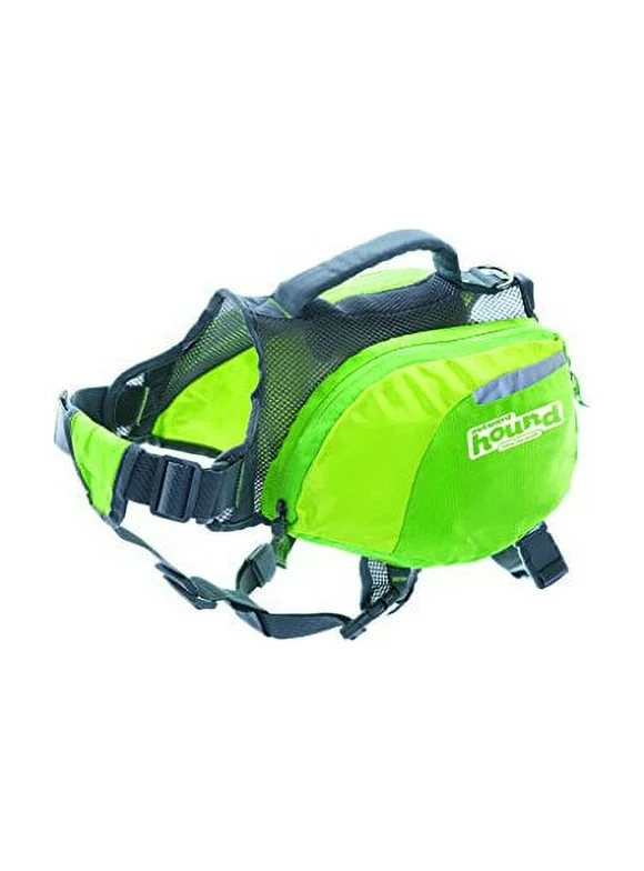 Outward Hound Kyjen 22002 Daypak Dog Backpack Adjustable Saddlebag Style Dog Accessory Small Green (Pack of 1)