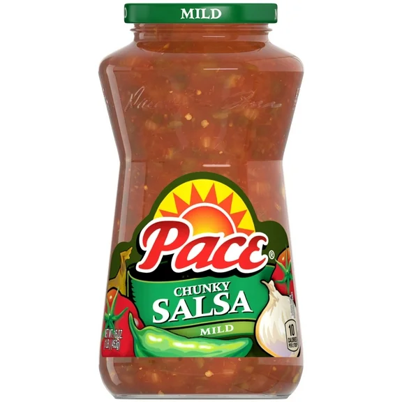 Pace Chunky Salsa, Mild, 16 oz Jar