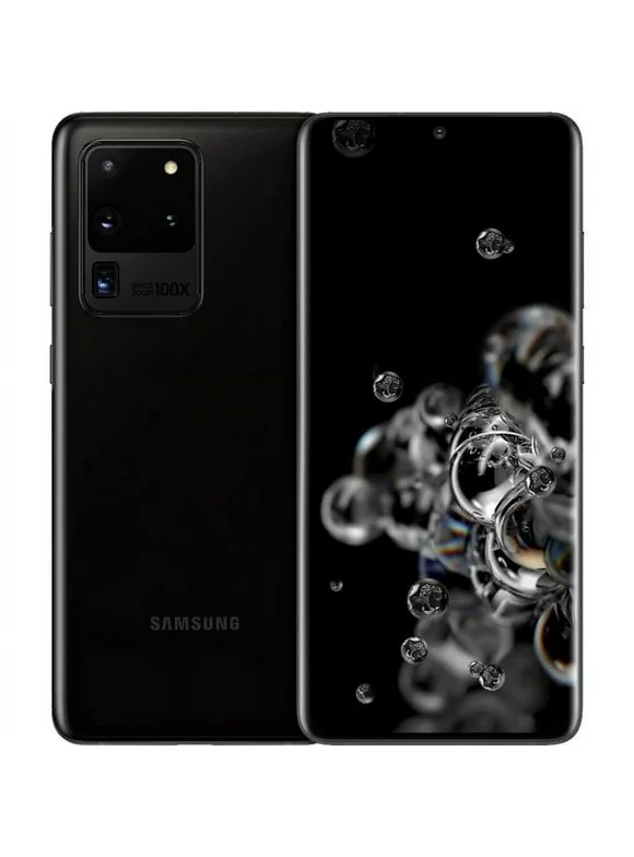 Pre-Owned Samsung Galaxy S20 Ultra 5G 128GB Fully Unlocked Black (LCD SHADOW) (Refurbished: Good)