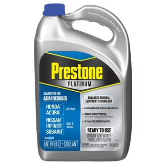 Prestone Platinum Asian Blue Antifreeze & Coolant Prediluted 50/50 1 gallon